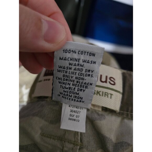 2007 GAP Womens Camo Surplus Poplin Cargo Mini Skirt Size 2 Y2K 2000s Grunge - Picture 9 of 10